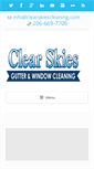 Mobile Screenshot of clearskiescleaning.com